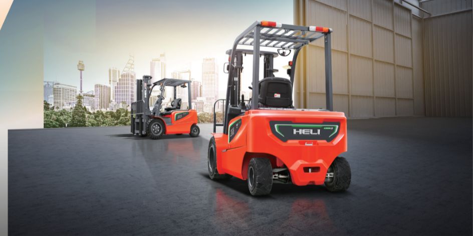 Xe nâng điện HELI 3 tấn Lithium Xe nâng điện HELI 3 tấn Lithium