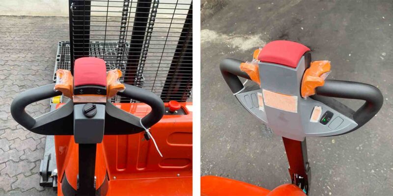 Tay điều khiển xe nâng điện Heli đứng lái 1.6 tấn