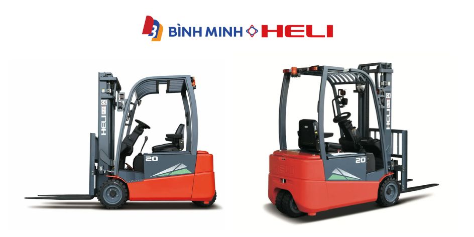 Xe nâng điện heli 2 tấn