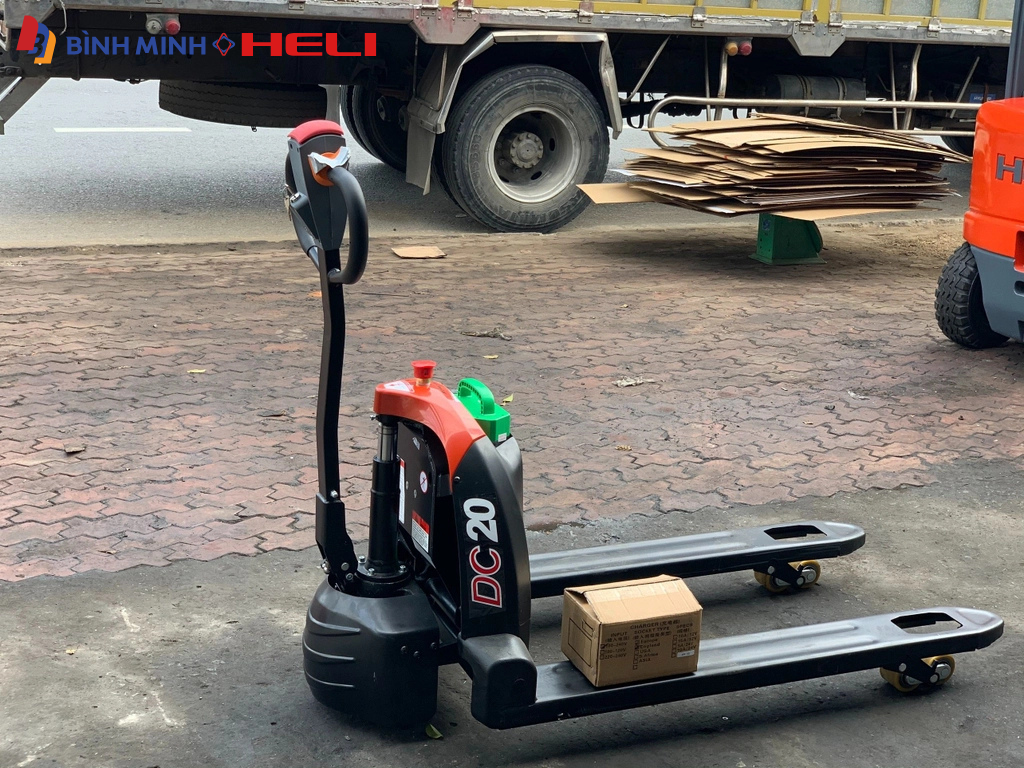 Xe nâng điện tay thấp 2 tấn