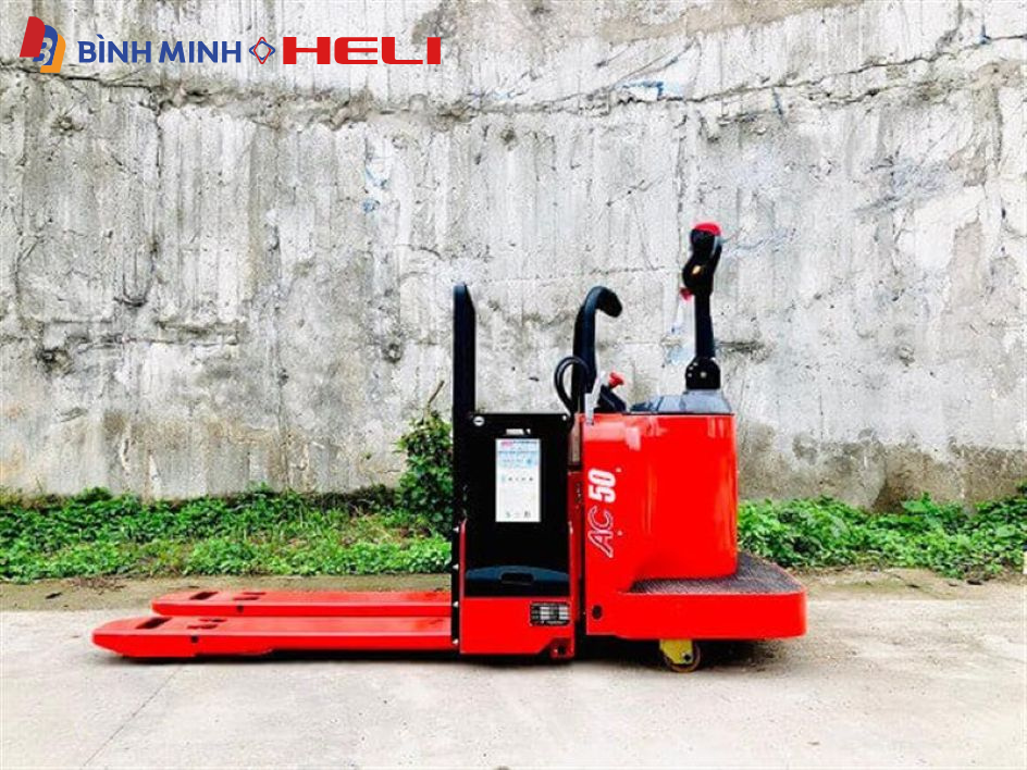 Xe nâng điện thấp 5 tấn Heli