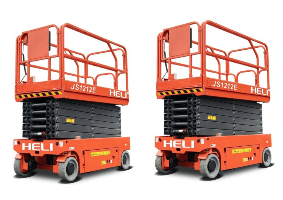 Xe Nâng Người Cắt Kéo Heli JS1212E