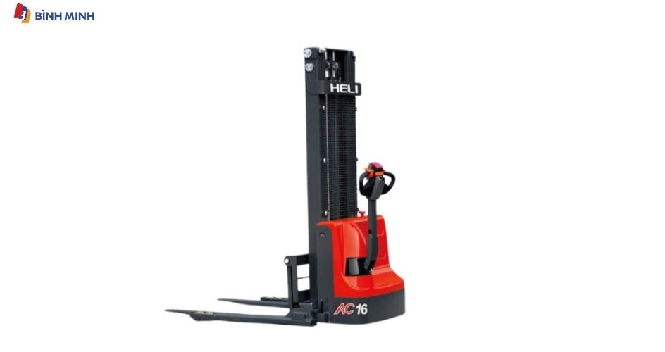 Xe nâng điện tay cao 1 tấn