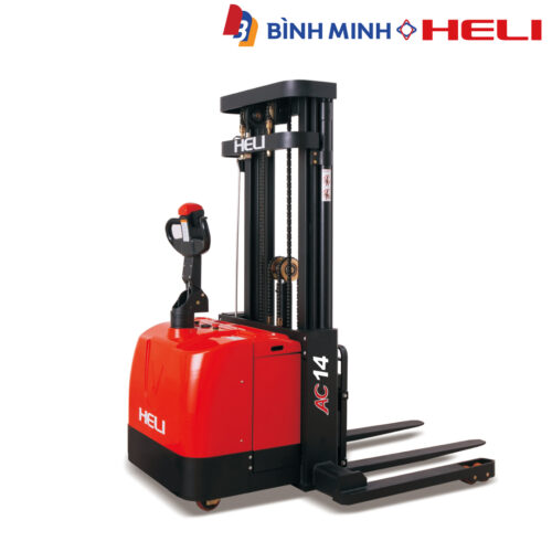 xe nâng tay điện cao dắt lái 1.4 tấn