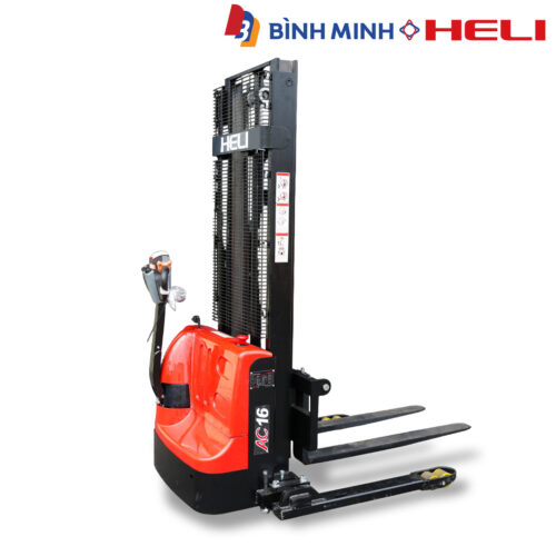 xe nâng tay điện cao dắt lái 1.6 tấn