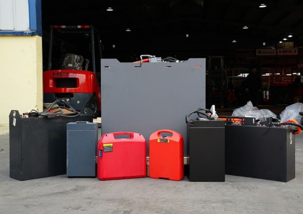Các loại pin lithium trên xe nâng điện Heli