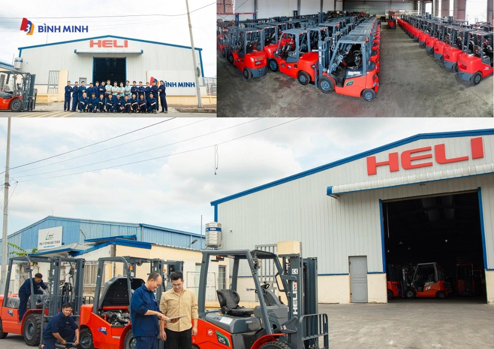 Đại lý phân phối xe nâng Heli chính hãng