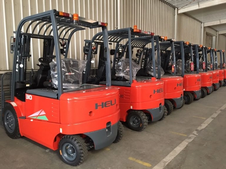 Lô xe nâng điện 3 tấn pin Lithium tại Bình Minh