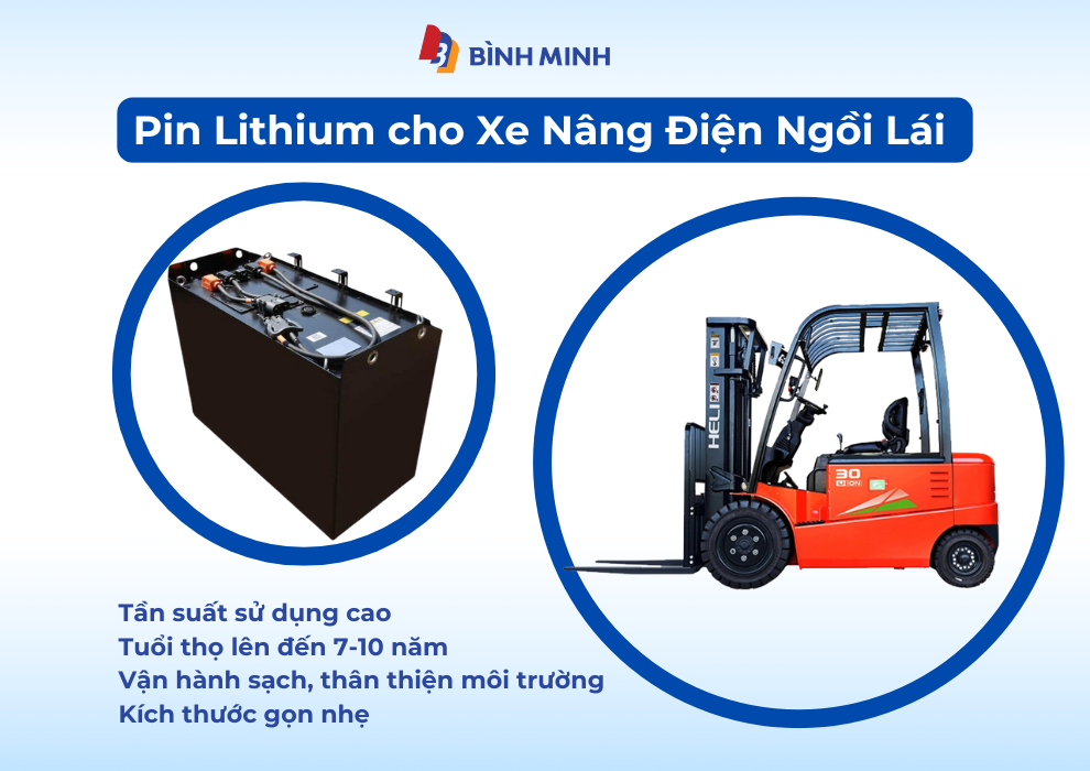 Ưu điểm của pin Lithium