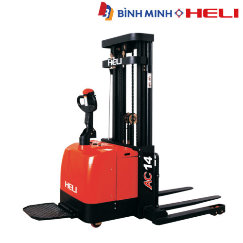 xe nâng điện đứng lái 1.4 tấn