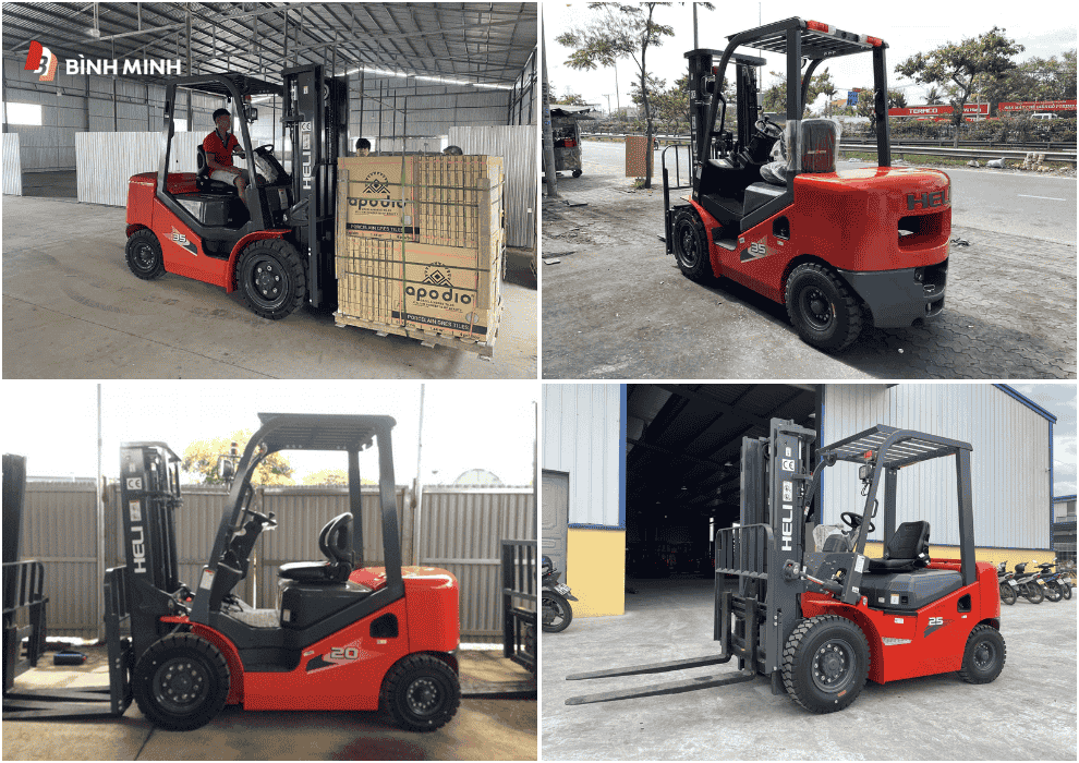 Xe Nâng Dầu Hạng Nhẹ HELI Được Ưa Chuộng
