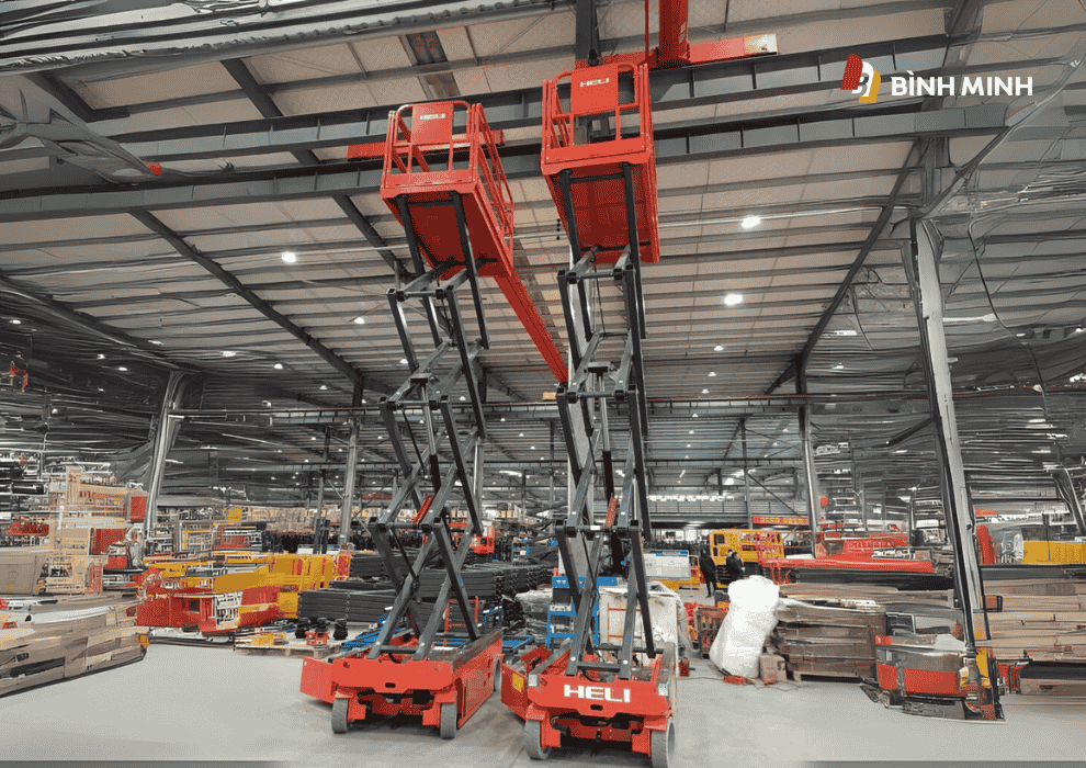 Xe Nâng Người Boom Lift An Toàn Khi Làm Việc Trên Cao