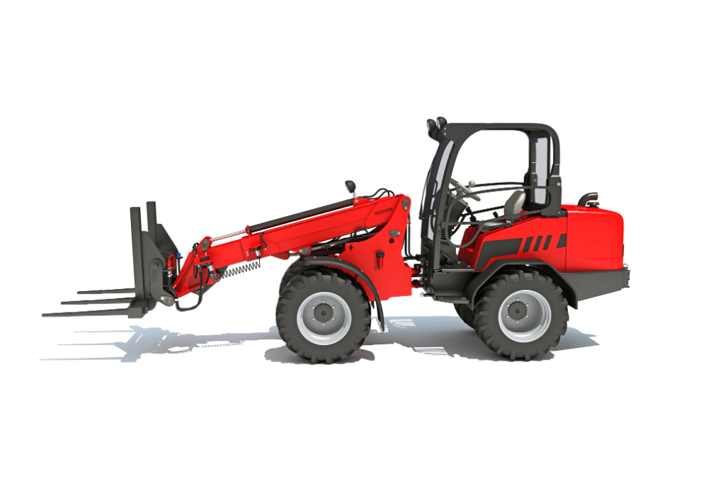 Xe Telehandler có thể được trang bị nhiều phụ kiện
