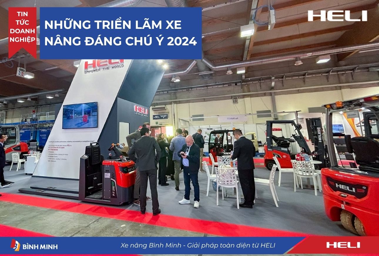 những triển lãm xe nâng đáng chú ý 2024