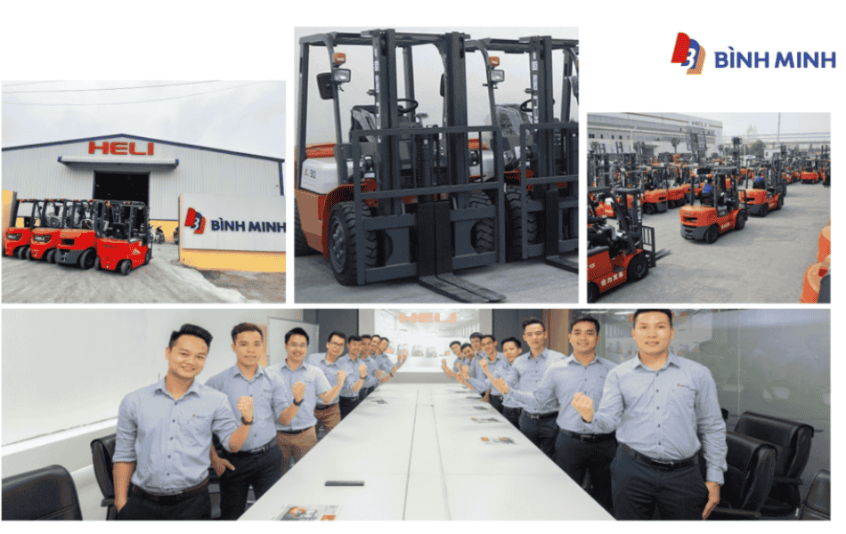 Bình Minh chuyên phân phối xe nâng Heli