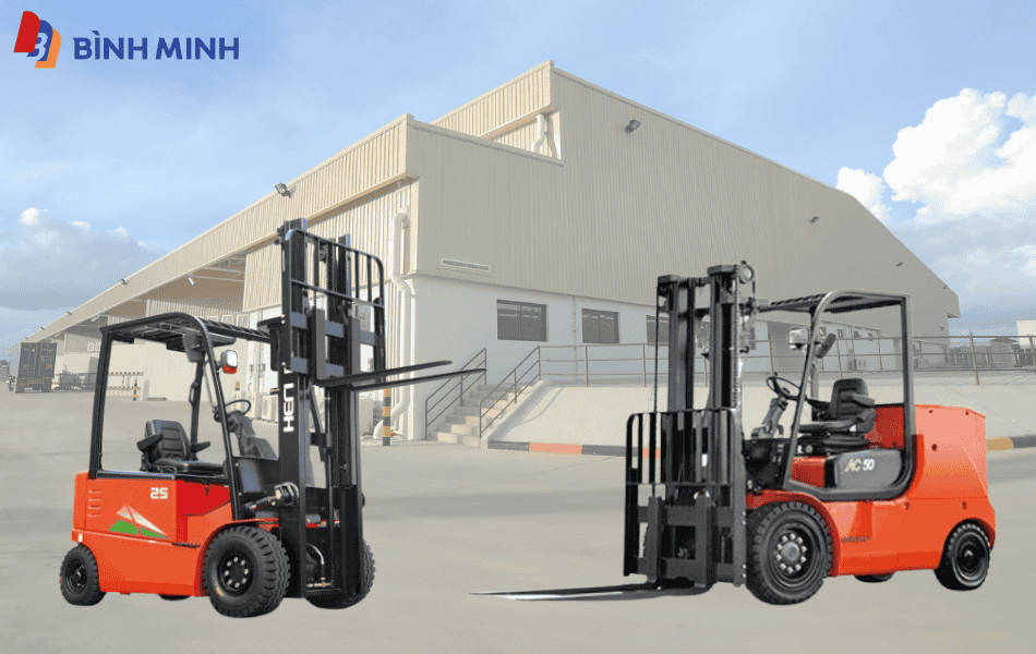Các sản phẩm bán chạy của hãng xe nâng Bình Minh
