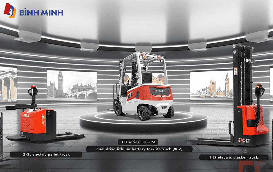 Xe nâng Bình Minh - Giải pháp toàn diện từ HELI