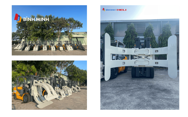 Bàn giao xe nâng Heli cho công ty giấy tại Sài Gòn