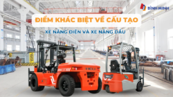 So sánh cấu tạo xe nâng điện và xe nâng dầu: Điểm khác biệt lớn nhất