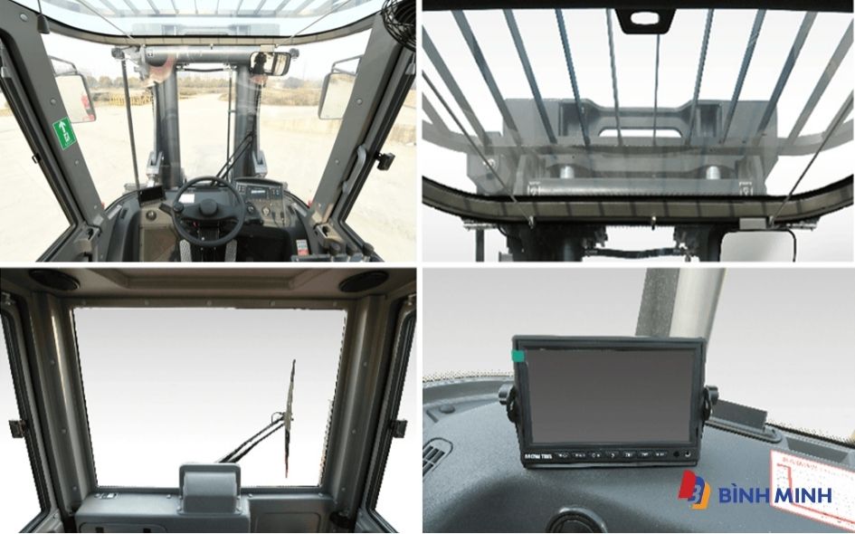 Xe nâng dầu Heli có góc nhìn rộng