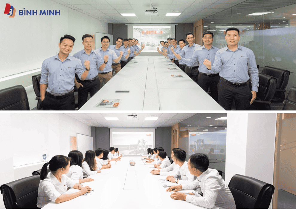 Nhân viên Xe Nâng Bình Minh tư vấn tận tâm