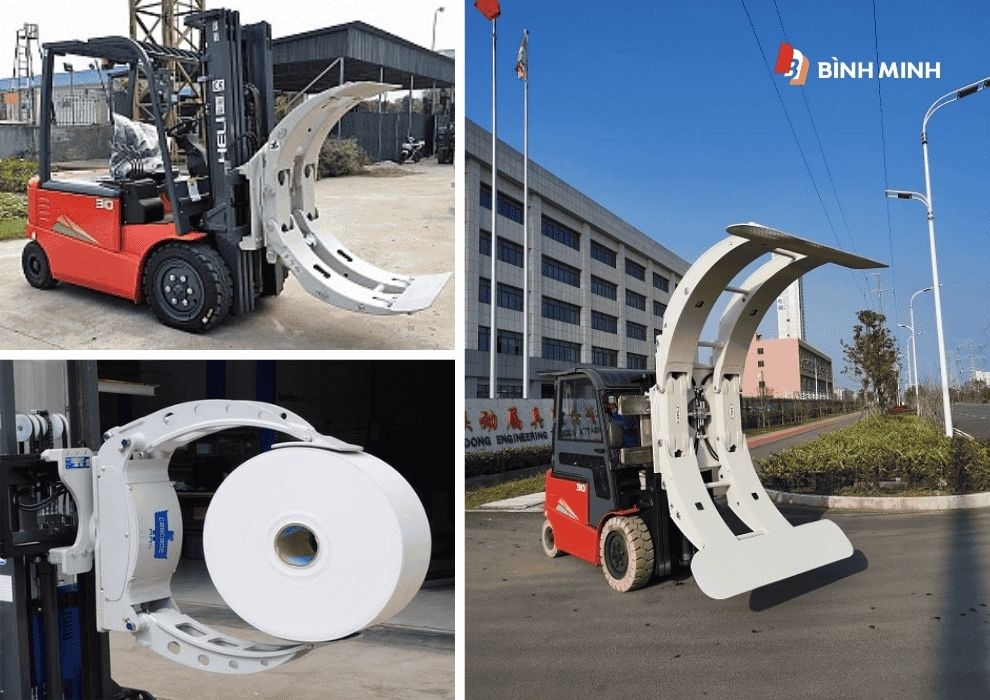 Ứng dụng của xe nâng hàng kẹp giấy
