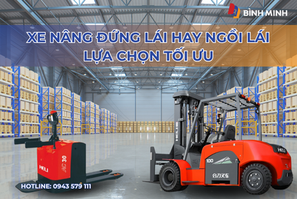 Xe Nâng Đứng Lái Hay Ngồi Lái: Lựa Chọn Tối Ưu