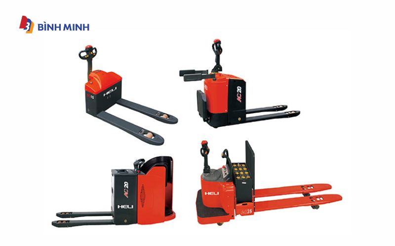 Xe nâng tay điện thấp Heli chính hãng