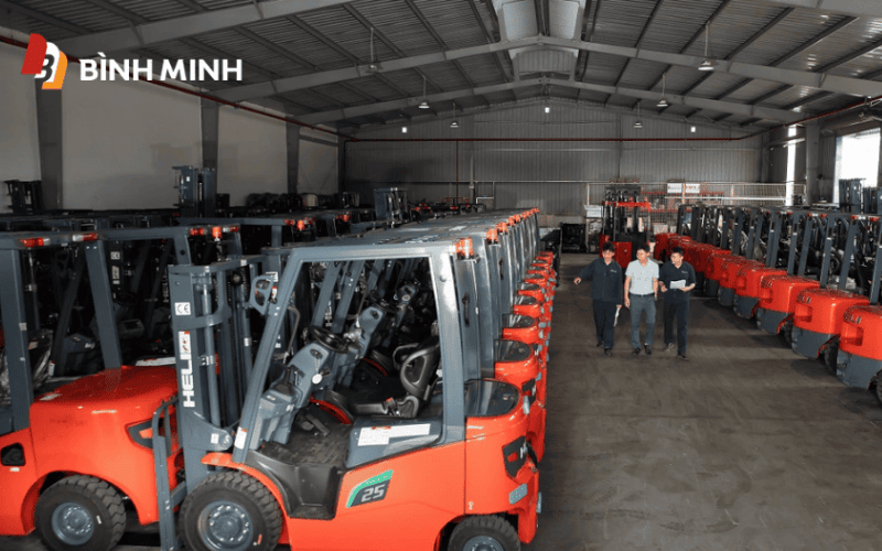 Tham quan showroom xe nâng Bình Minh