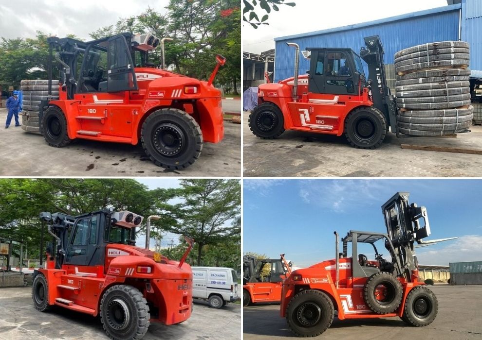 Ứng dụng xe nâng 18 tấn thực tế