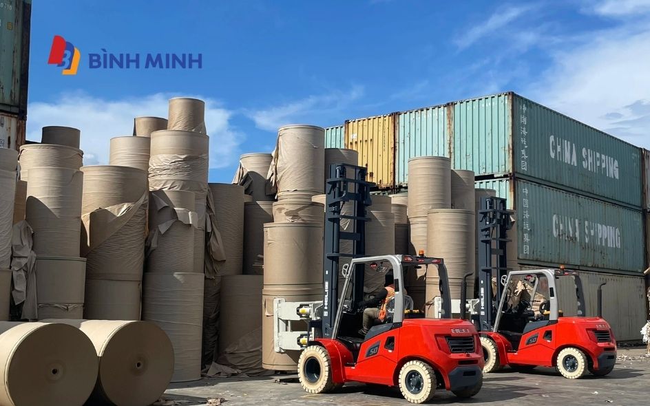 Ứng dụng của xe nâng hàng kẹp giấy