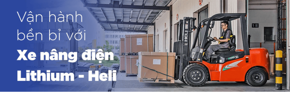 Xe nâng điện pin Lithium vận hành bền bỉ