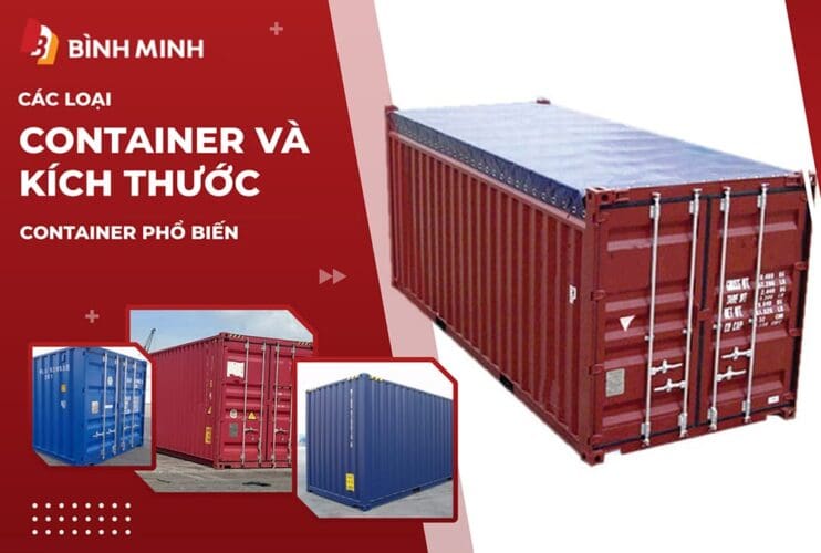 các loại container và kích thước