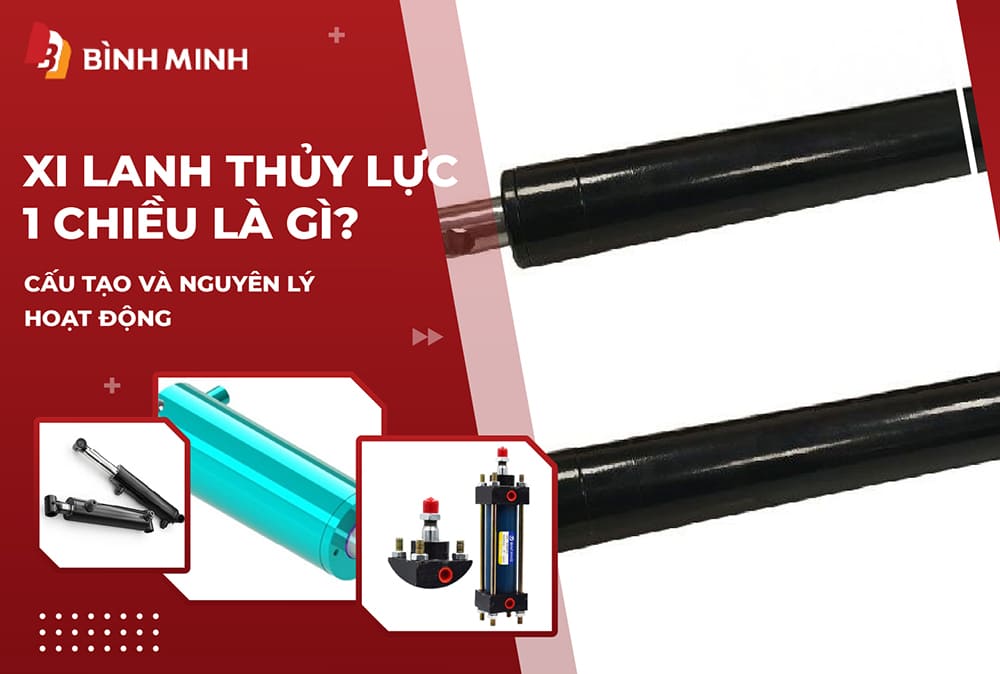 xi lanh thủy lực 1 chiều