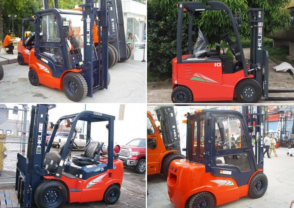 Xe nâng tải trọng 1-2 tấn cho thuê tại Quảng Ninh