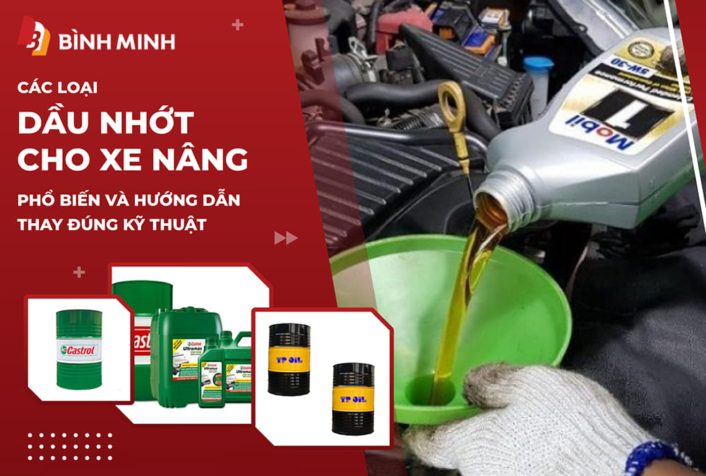 dầu nhớt cho xe nâng