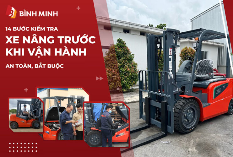 kiểm tra xe nâng trước khi vận hành