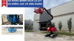 Xe Nâng Bánh Xích Là Gì? Ưu Điểm, Giá & Ứng Dụng Thực Tế