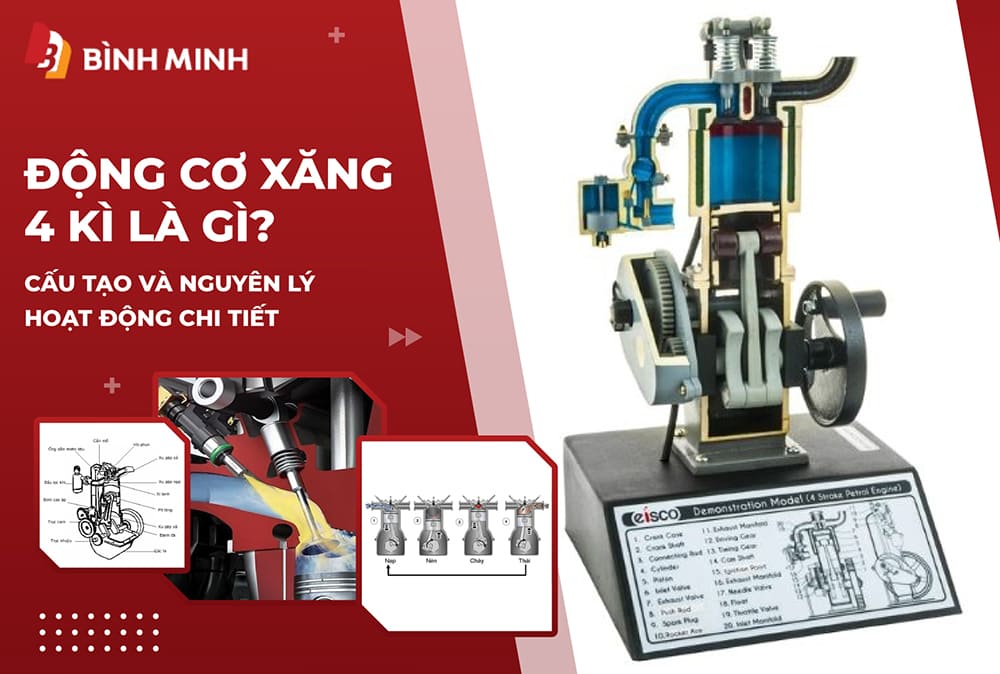 động cơ xăng 4 kì