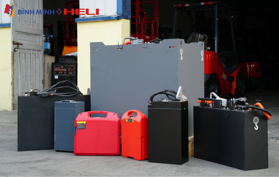 Pin lithium cho xe nâng điện đứng lái