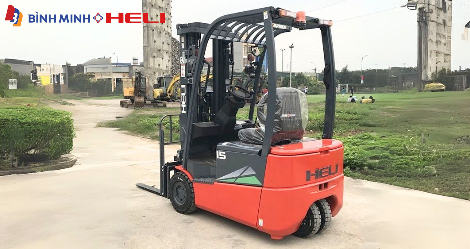 Xe nâng điện 3 bánh 1.5 tấn