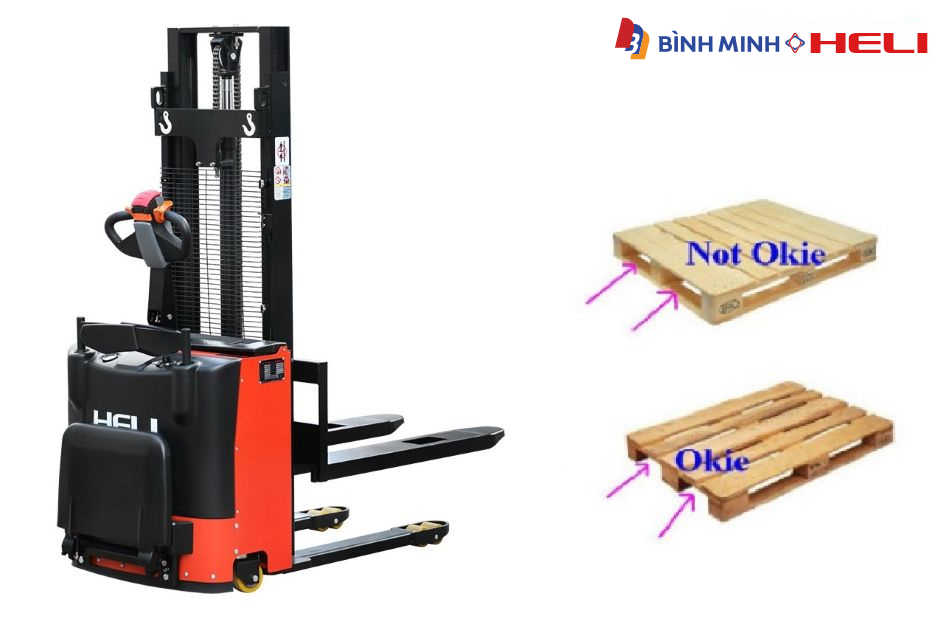 Xe nâng điện cao 1.5 tấn Heli