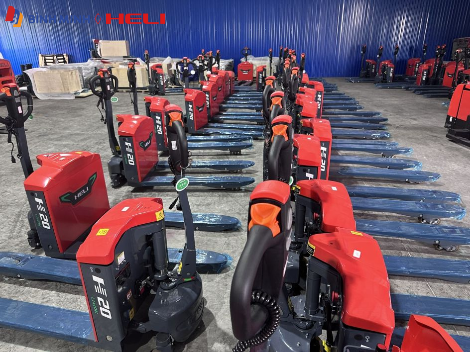 Xe nâng tay điện thấp Heli