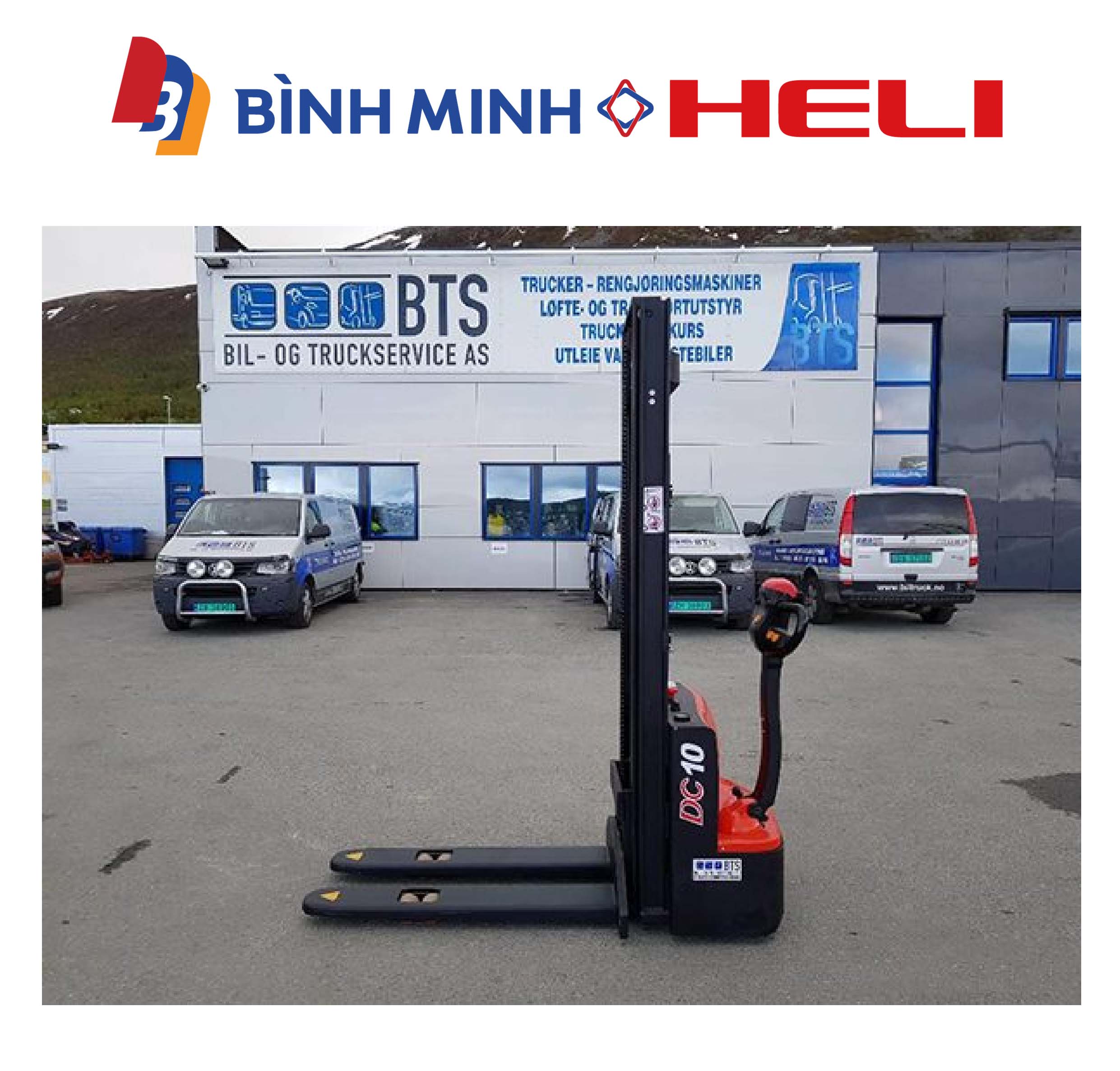 Xe nâng điện đứng lái 1 tấn CDD10-070