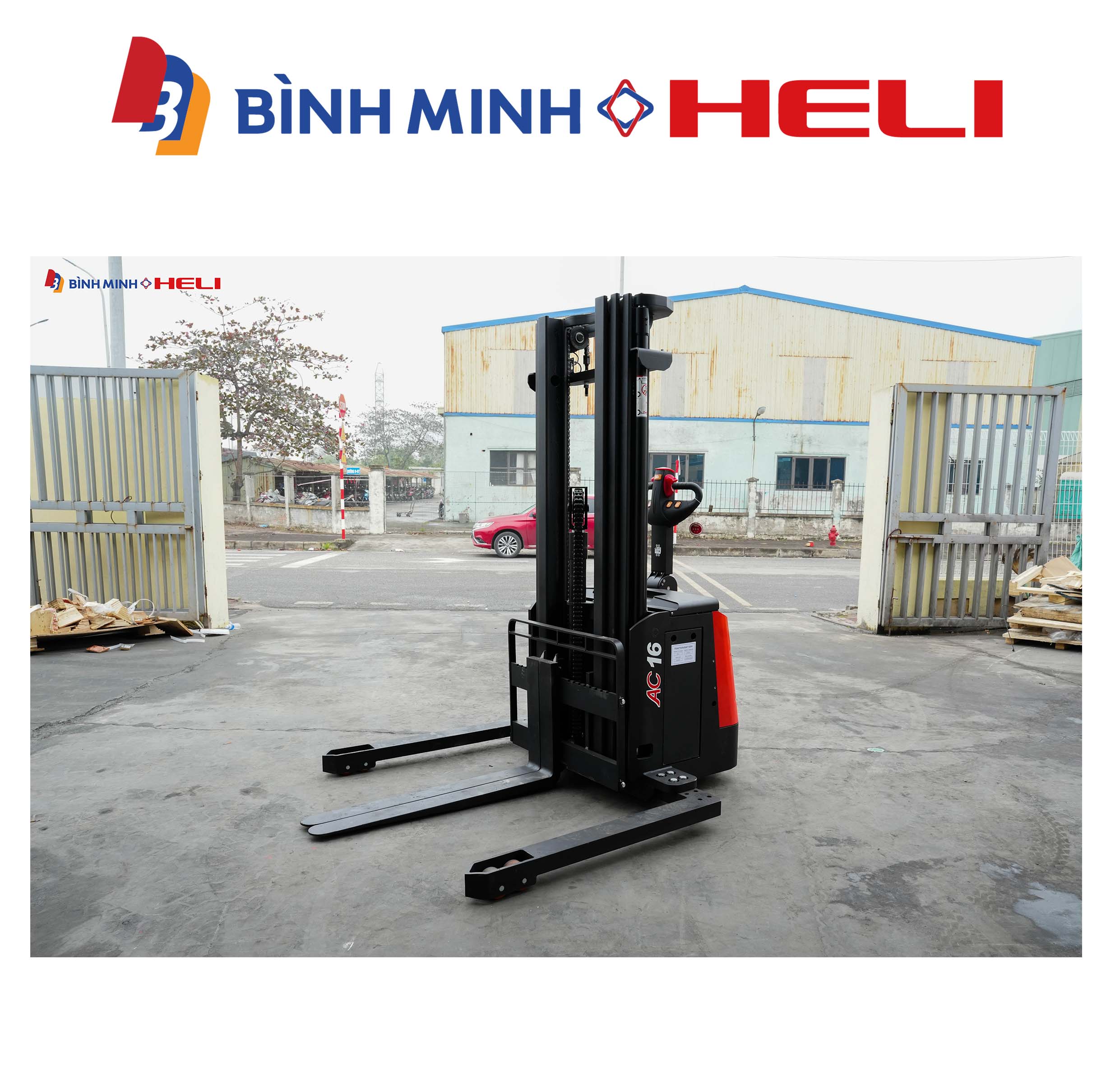 xe nâng điện đứng lái 1.6 tấn ctd16-960h