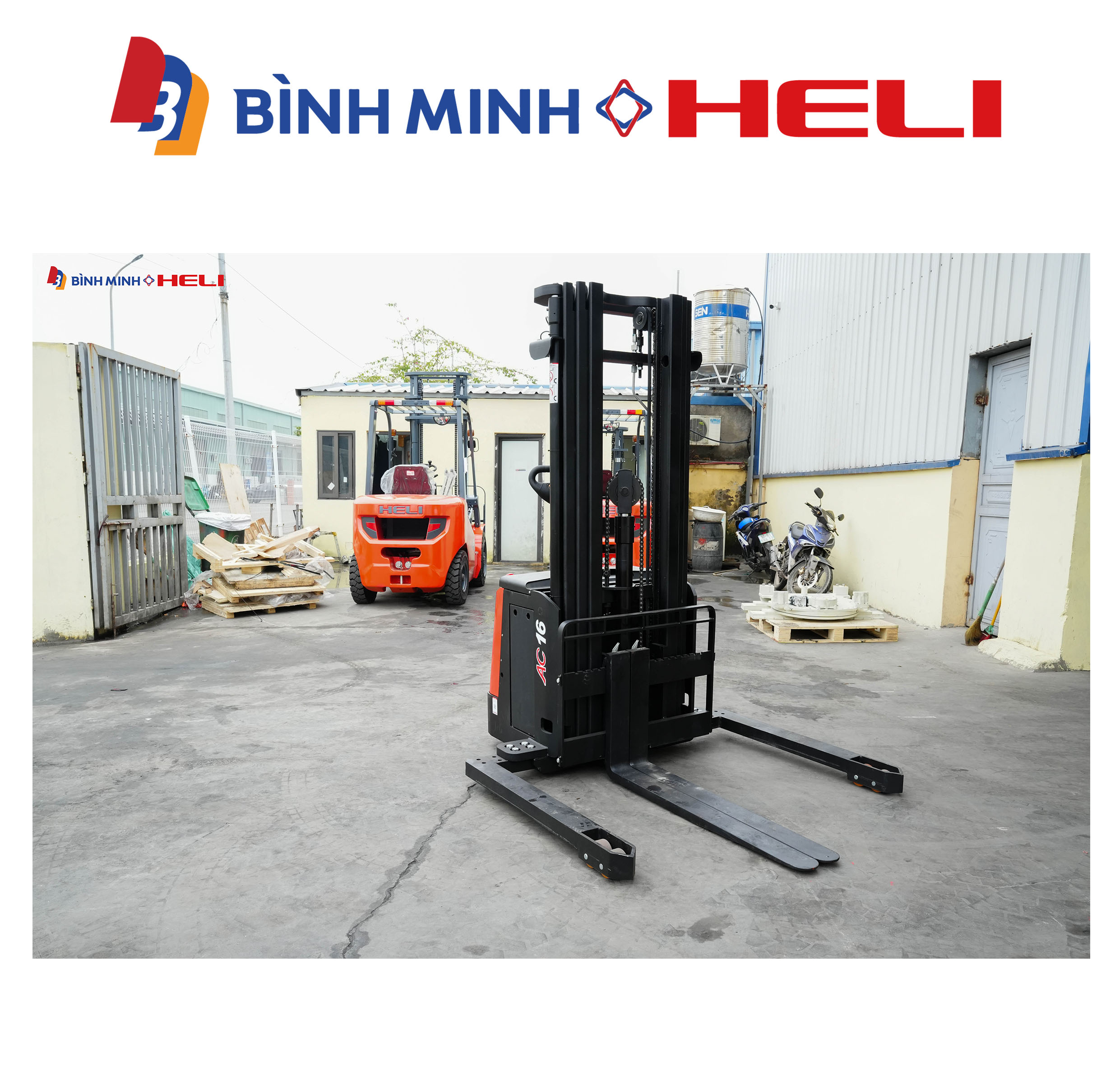 xe nâng điện đứng lái 1.6 tấn ctd16-960h