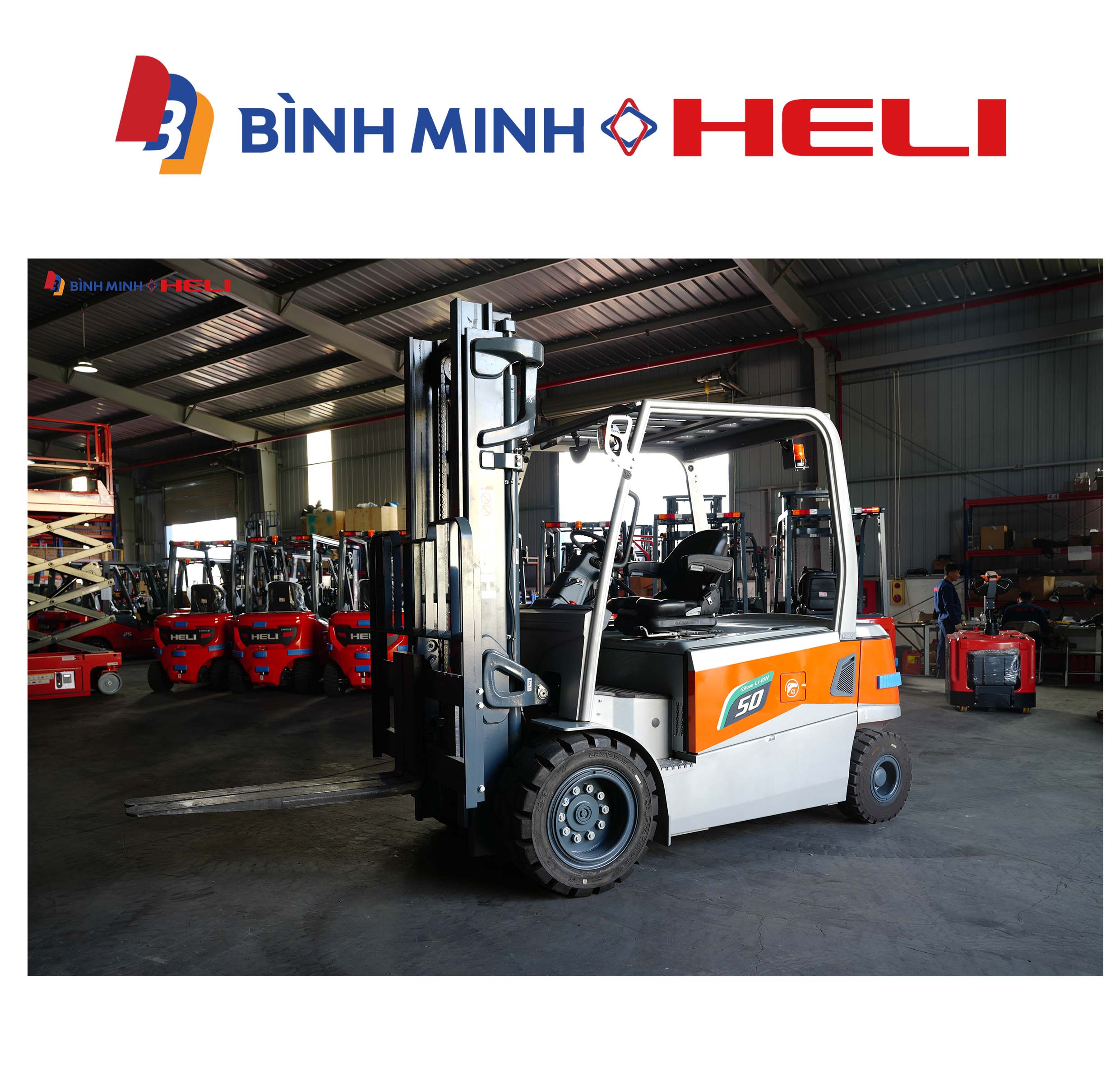 xe nâng điện 5 tấn dòng G3 series
