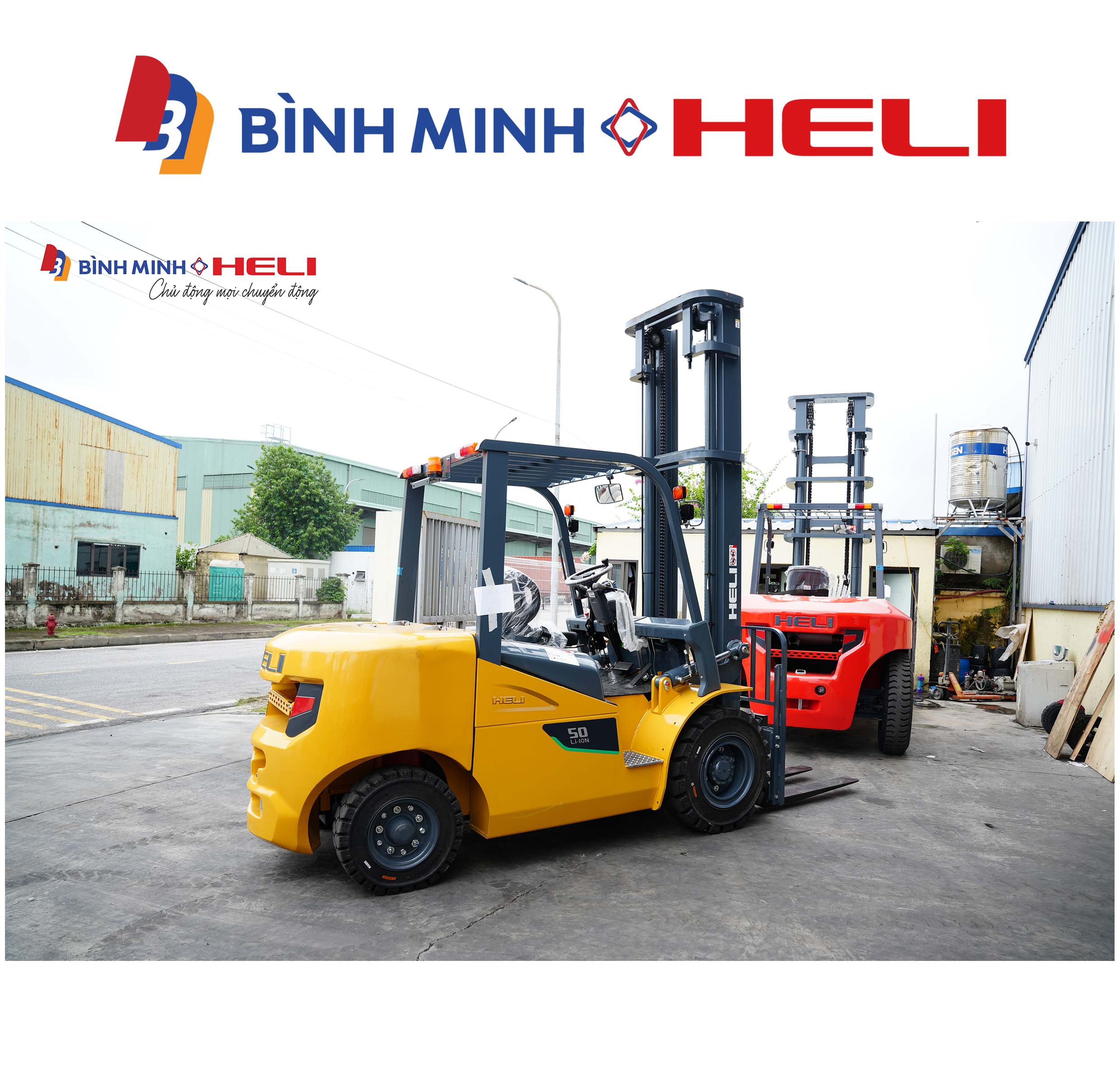 xe nâng điện 5 tấn dòng k2 series