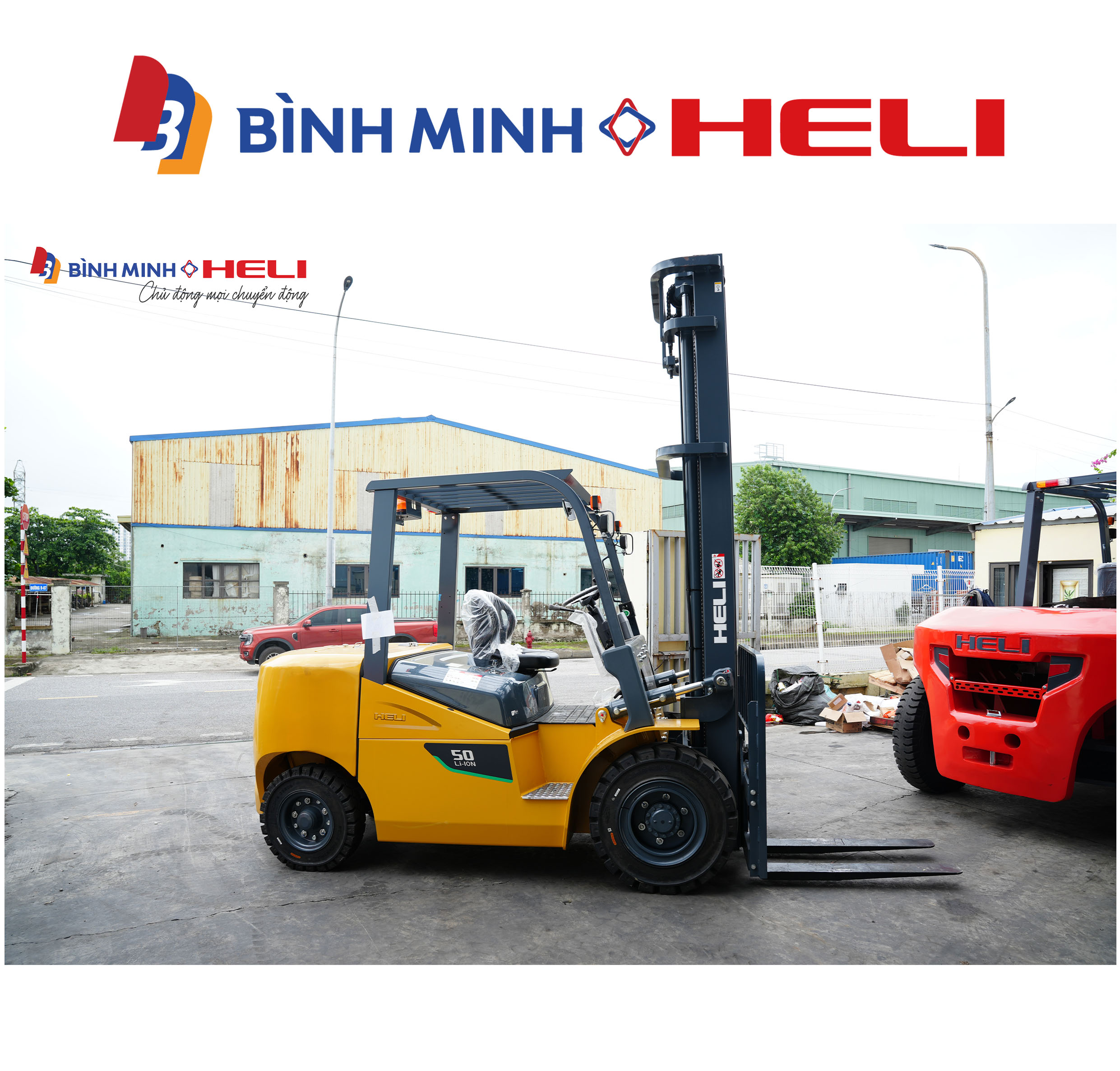 xe nâng điện 5 tấn dòng k2 series