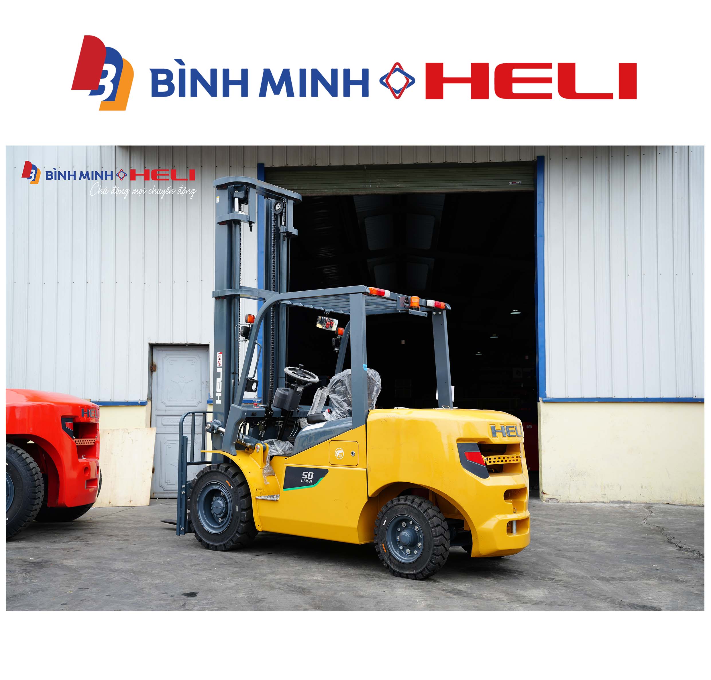 xe nâng điện 5 tấn dòng k2 series